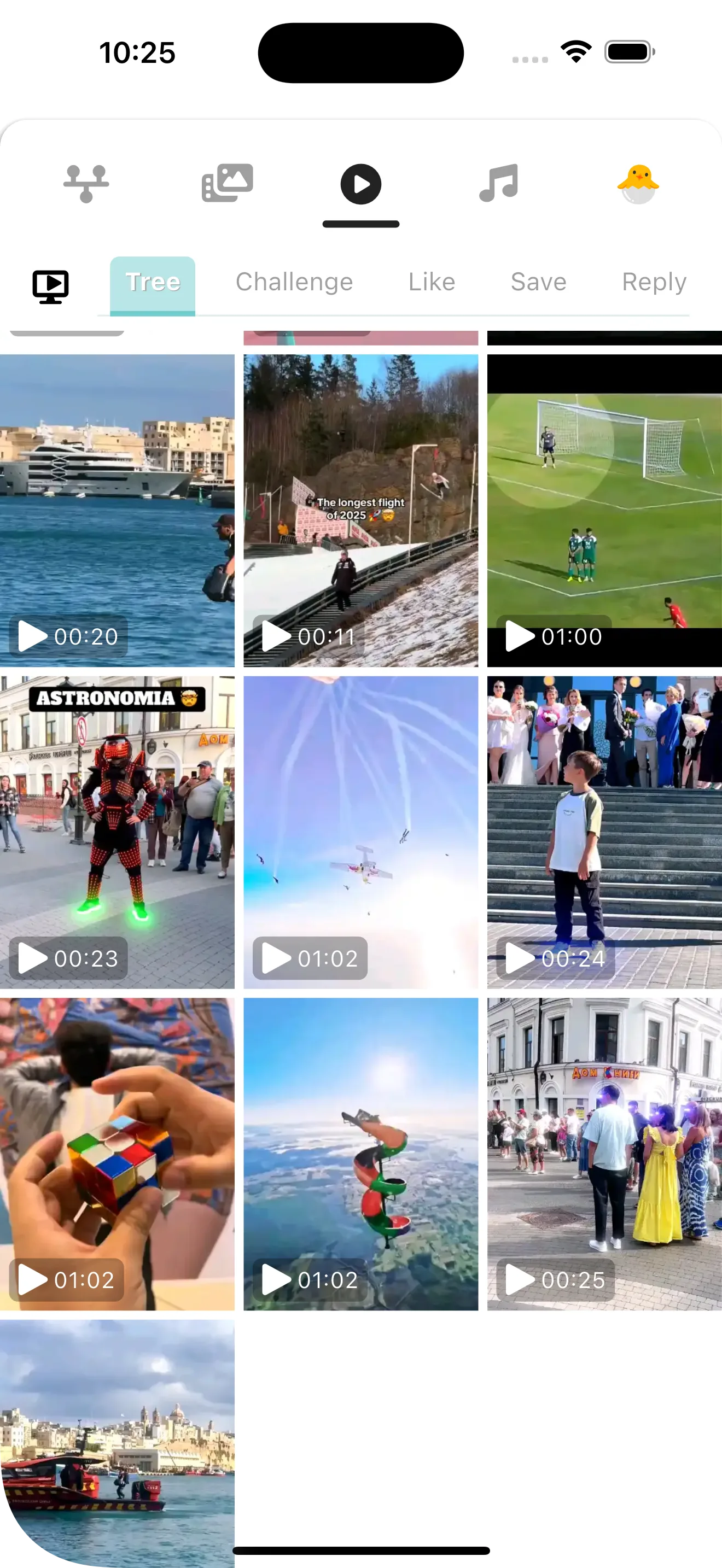 Tree — From one video to your friends’ videos, experience a story space that expands endlessly